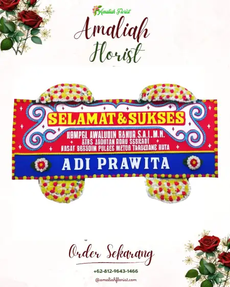 Papan Bunga Ucapan Selamat Hilihao